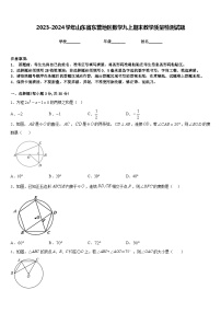 2023-2024学年山东省东营地区数学九上期末教学质量检测试题含答案