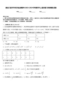 黑龙江省齐齐哈尔克山县联考2023-2024学年数学九上期末复习检测模拟试题含答案