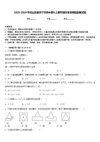 2023-2024学年山东省济宁市泗水县九上数学期末质量跟踪监视试题含答案