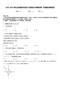 2023-2024学年山东省临沂河东区七校联考九年级数学第一学期期末调研试题含答案