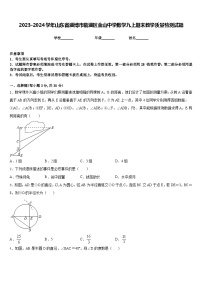 2023-2024学年山东省淄博市临淄区金山中学数学九上期末教学质量检测试题含答案