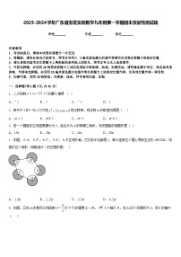 2023-2024学年广东省宝塔实验数学九年级第一学期期末质量检测试题含答案