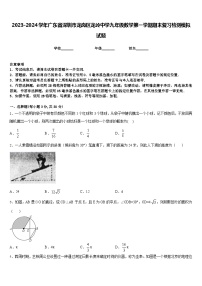 2023-2024学年广东省深圳市龙岗区龙岭中学九年级数学第一学期期末复习检测模拟试题含答案