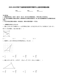 2023-2024学年广东省珠海市紫荆中学数学九上期末统考模拟试题含答案