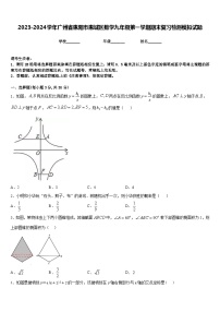 2023-2024学年广州省惠阳市惠城区数学九年级第一学期期末复习检测模拟试题含答案