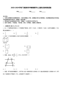 2023-2024学年广西百色市平果县数学九上期末达标检测试题含答案