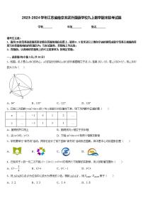 2023-2024学年江苏省南京玄武外国语学校九上数学期末联考试题含答案