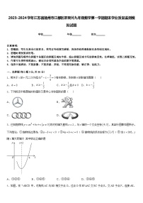 2023-2024学年江苏省扬州市江都区邵樊片九年级数学第一学期期末学业质量监测模拟试题含答案