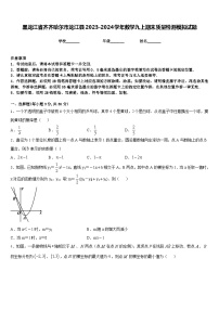 黑龙江省齐齐哈尔市龙江县2023-2024学年数学九上期末质量检测模拟试题含答案