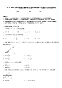 2023-2024学年江西省抚州市临川区数学九年级第一学期期末达标检测试题含答案