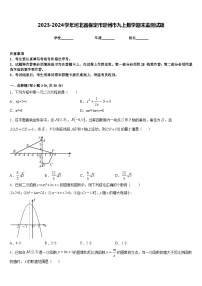 2023-2024学年河北省保定市定州市九上数学期末监测试题含答案