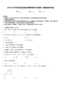 2023-2024学年河北省石家庄赵县联考数学九年级第一学期期末联考试题含答案