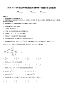 2023-2024学年河北宇华教育集团九年级数学第一学期期末复习检测试题含答案