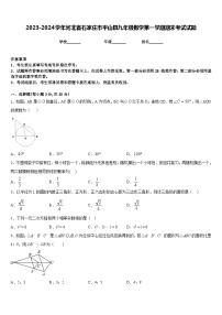 2023-2024学年河北省石家庄市平山县九年级数学第一学期期末考试试题含答案