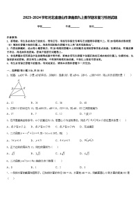 2023-2024学年河北省唐山市滦南县九上数学期末复习检测试题含答案