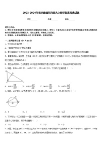 2023-2024学年河南省扶沟县九上数学期末经典试题含答案