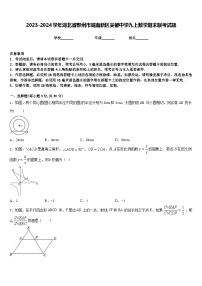 2023-2024学年湖北省鄂州市城南新区吴都中学九上数学期末联考试题含答案