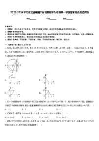 2023-2024学年湖北省襄阳市谷城县数学九年级第一学期期末综合测试试题含答案