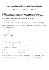 2023-2024学年湖南省怀化市中学方县数学九上期末综合测试试题含答案