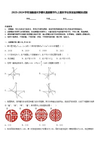 2023-2024学年湖南省长沙雅礼集团数学九上期末学业质量监测模拟试题含答案