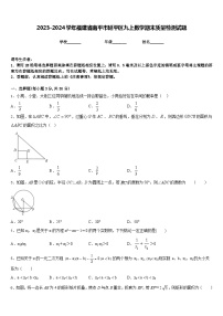 2023-2024学年福建省南平市延平区九上数学期末质量检测试题含答案