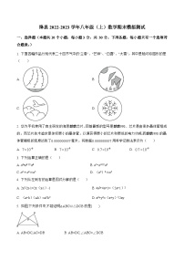 山西省运城市绛县2022-2023学年八年级上学期期末模拟测试数学试卷(含解析)