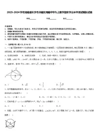 2023-2024学年湖南省长沙市开福区周南中学九上数学期末学业水平测试模拟试题含答案
