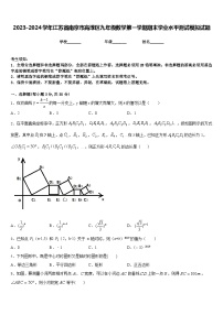 2023-2024学年江苏省南京市高淳区九年级数学第一学期期末学业水平测试模拟试题含答案