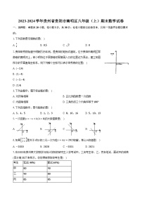 2023-2024学年贵州省贵阳市南明区八年级（上）期末数学试卷(含解析）