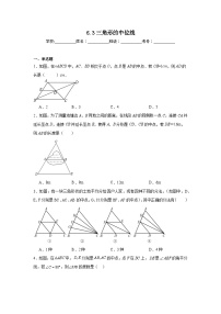 初中数学北师大版八年级下册3 三角形的中位线课时训练