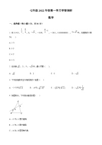 四川省绵阳市三台外国语学校2021-2022学年七年级下学期第一次月考数学试题