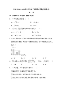 四川省绵阳市江油市2022-2023学年下学期6月月考八校联考七年级数学试卷
