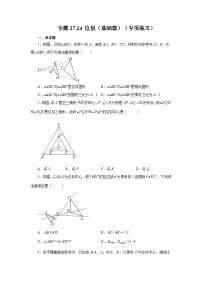 人教版九年级数学下册基础知识专项讲练 专题27.24 位似（基础篇）（专项练习）