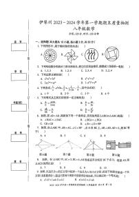 新疆维吾尔自治区伊犁哈萨克自治州2023-2024学年八年级上学期1月期末数学试题