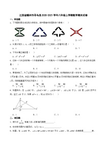 江西省赣州市寻乌县2020-2021学年八年级上学期数学期末试卷