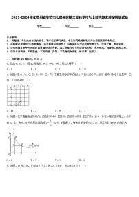 2023-2024学年贵州省毕节市七星关区第三实验学校九上数学期末质量检测试题含答案
