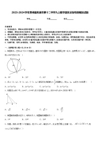 2023-2024学年贵州省凯里市第十二中学九上数学期末达标检测模拟试题含答案