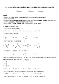 2023-2024学年辽宁省大石桥市水源镇九一贯制学校数学九上期末综合测试试题含答案