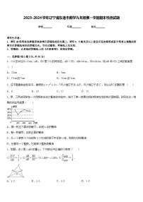 2023-2024学年辽宁省东港市数学九年级第一学期期末检测试题含答案