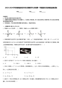 2023-2024学年陕西省延安市洛川县数学九年级第一学期期末质量跟踪监视试题含答案