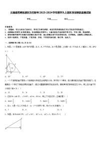 云南省昆明官渡区五校联考2023-2024学年数学九上期末质量跟踪监视试题含答案