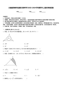 云南省昆明市官渡区先锋中学2023-2024学年数学九上期末预测试题含答案