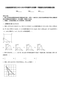 云南省昭通市名校2023-2024学年数学九年级第一学期期末达标检测模拟试题含答案