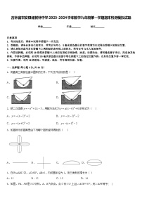 吉林省农安县杨树林中学2023-2024学年数学九年级第一学期期末检测模拟试题含答案