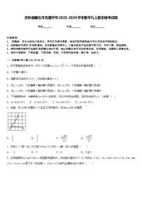 吉林省磐石市吉昌中学2023-2024学年数学九上期末联考试题含答案