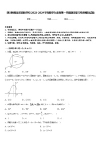 四川绵阳富乐园际学校2023-2024学年数学九年级第一学期期末复习检测模拟试题含答案