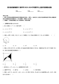 四川省成都简阳市三星中学2023-2024学年数学九上期末检测模拟试题含答案