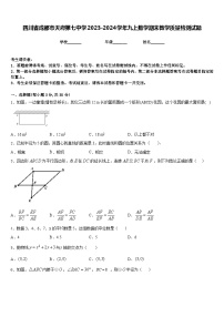 四川省成都市天府第七中学2023-2024学年九上数学期末教学质量检测试题含答案