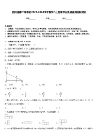 四川省都江堰市初2023-2024学年数学九上期末学业质量监测模拟试题含答案