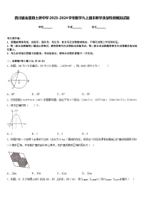 四川省金堂县土桥中学2023-2024学年数学九上期末教学质量检测模拟试题含答案